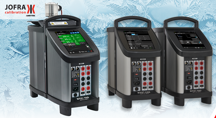 Jofra RTCt 156 RTCt 157 en RTCt 168 Referentie temperatuur kalibrator 